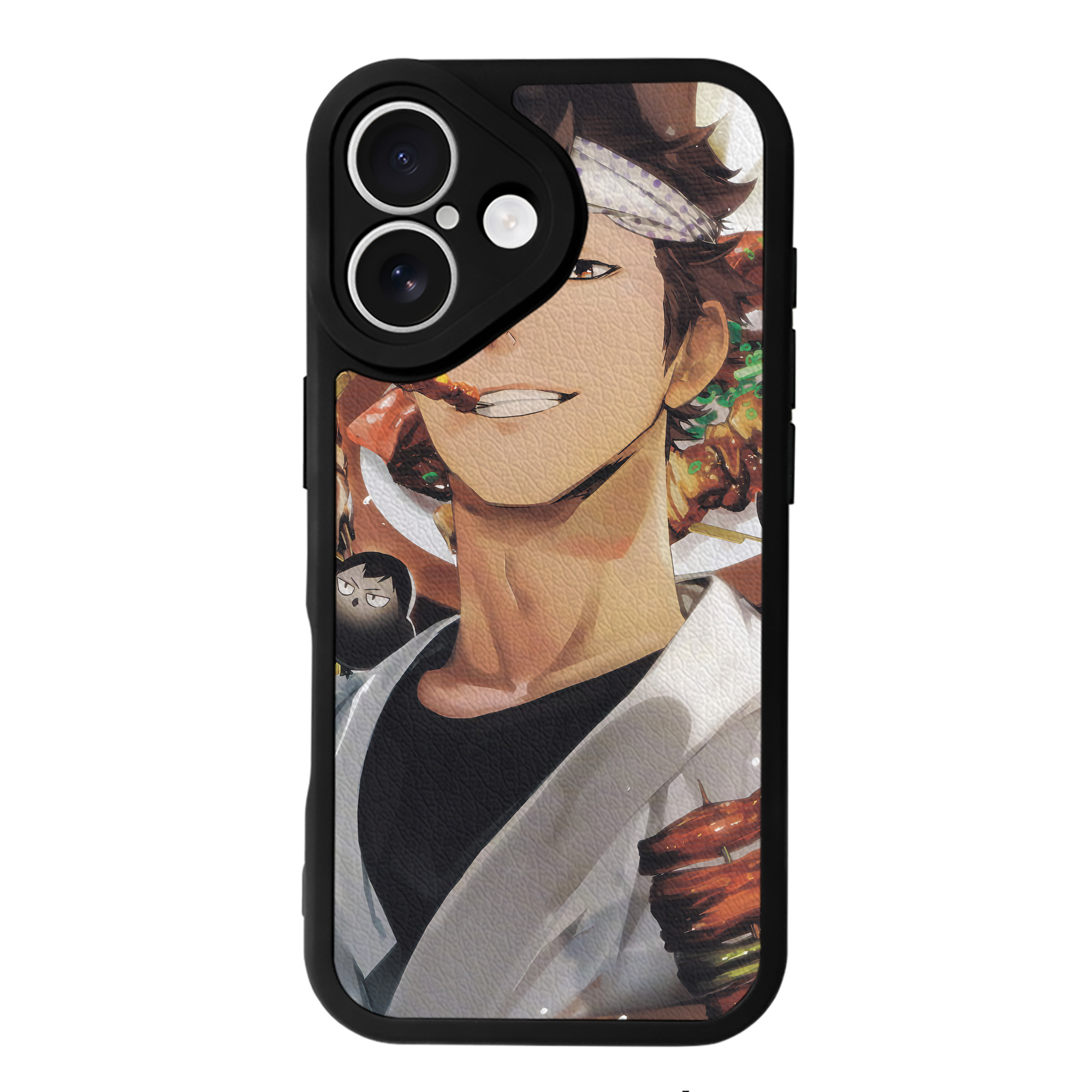 （画像用） ハイキュー!! Haikyu!! 【iPhone 16シリーズ対応】シリコンスマホケース（レザー調） 材質：シリコン